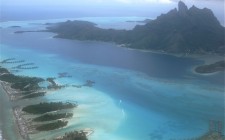 Velvet moments: travel photo of the week – Bora Bora, French Polynesia Bora Bora from the air