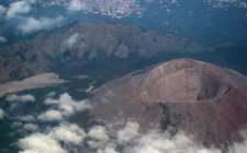 Velvet moments: travel photo of the week – Mt. Vesuvius Mt. Vesuvius near Naples, Italy, seen from the air. This volcano is famous for its eruption that destroyed the ancient city of Pompeii.