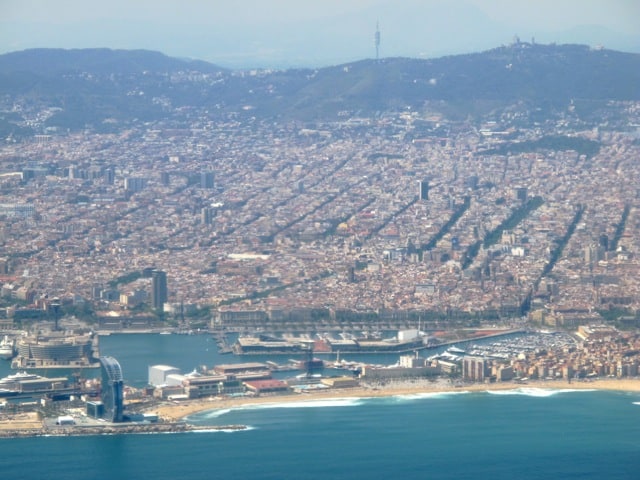 An Aerial View Of Barcelona