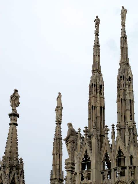 spires-statues-duomo-milan spires-statues-duomo-milan-photo
