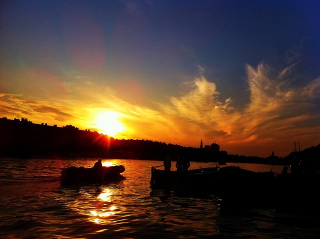 sunset-amsterdam-amstel-river sunset-amsterdam-amstel-river-photo