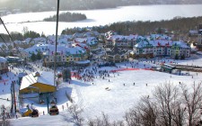 All pepped-up to #LoveWinter The lovely ski village of Tremblant (image courtesy of Stephane Duquesne).