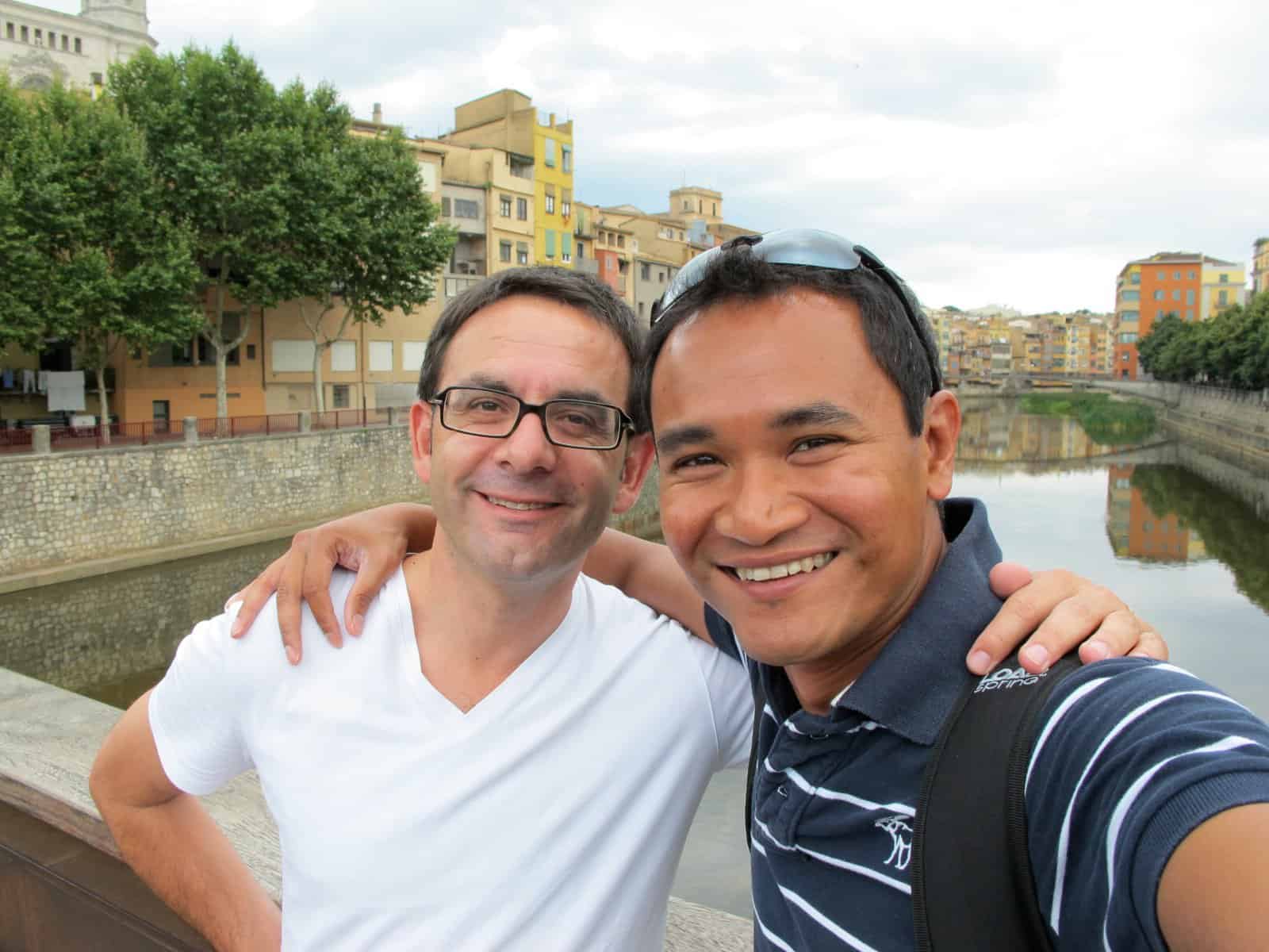 Me and Jaume in Girona. :-)