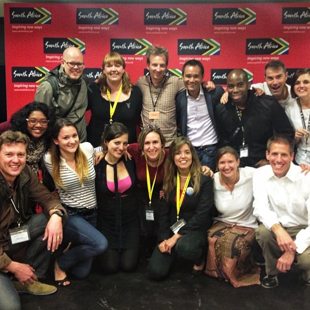 At INDABA in Durban, South Africa.