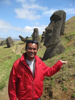 Me on Easter Island.