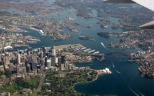 Ten airports you must book a window seat for sydney-harbour-aerial-view