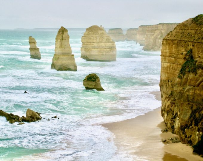 The spectacular Great Ocean Road