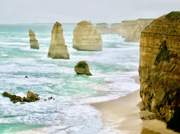 The spectacular Great Ocean Road