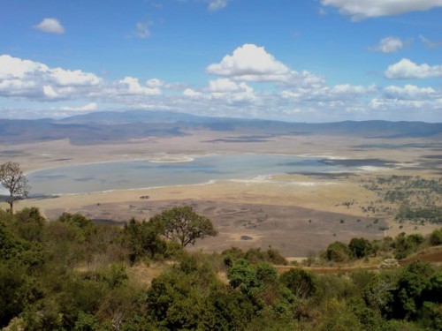 ngorongoro-crater Ngorongoro crater from Serena Lodge