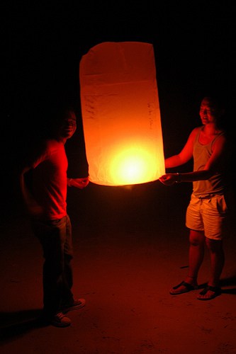 Paper lantern (courtesy of Nigel)