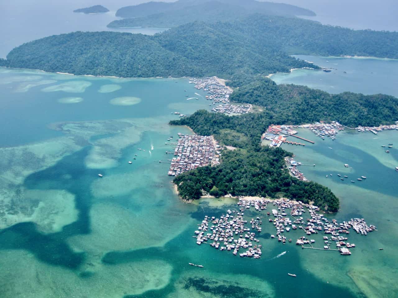 Plane Views: Kota Kinabalu, Sabah, Malaysia