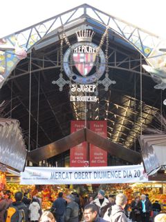 La Boqueria La Boqueria barcelona market