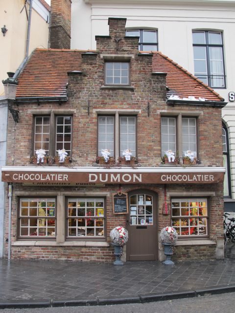 Dumon chocolaterie; one of the oldest & most famous in Bruges