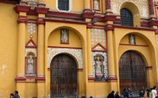 San Cristobal de las Casas: A Window to the Past Indigenous Girls outside the Cathedral