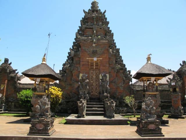 Balinese temple Balinese village temple
