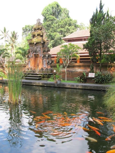 Sacred water temple Bali Sacred Water Temple - the serene koi pond