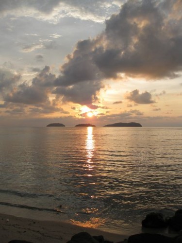 Sunset in Kota Kinabalu.