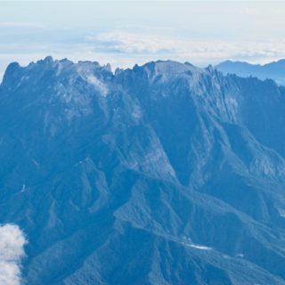 plane view mount kinabalu sabah malaysia