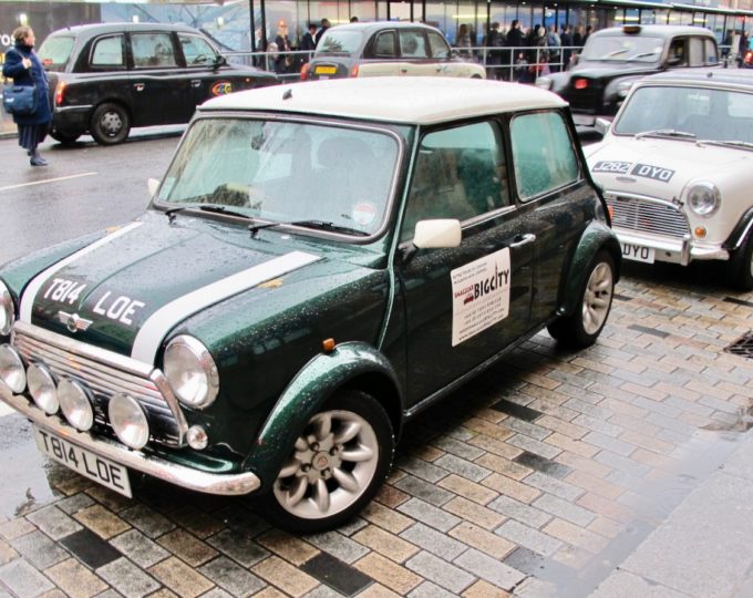 A Mini Cooper tour of London