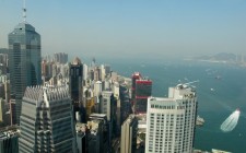 The Hong Kong skyline by day and night View-hong-kong-harbor-photo