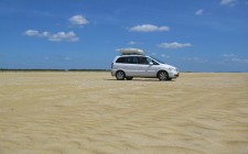 What not to do on a Danish beach car-on-beach