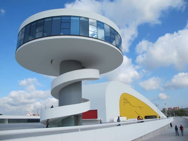 The Centro Niemeyer in Avilés, Asturias