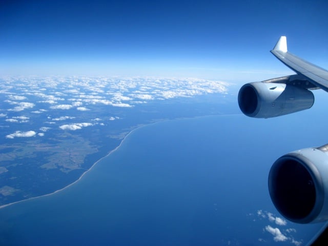 This photo brings back many fond memories. It was taken during the first leg (Amsterdam to Hong Kong) of my five-month round-the-world trip in 2008 as the plane flew past the coast of Estonia. I’ve called this photo “The Moment” because it symbolises the start of a life-changing journey that began in 2008 and which has led me onto a new and exciting path as a travel blogger.