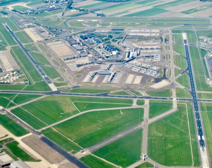 Plane views: Amsterdam Airport Schiphol