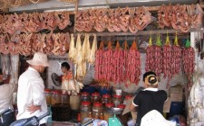 Confusing cuisine in Cambodia market-siem-reap