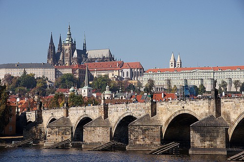 Prague Castle and Charles bridge Prague Castle and Charles bridge