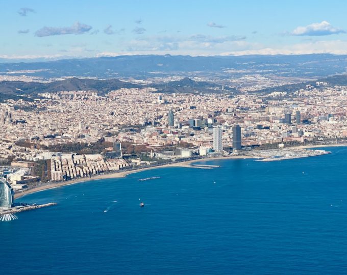 Plane views: Barcelona