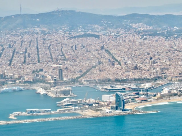 barcelona-port-vell-aerial-view