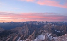 Watching the sunrise from the Zugspitze zugspitze-alps-sunrise-photo