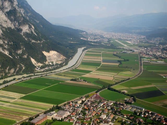 inn-valley-innsbruck-aerial-view inn-valley-innsbruck-aerial-view-photo