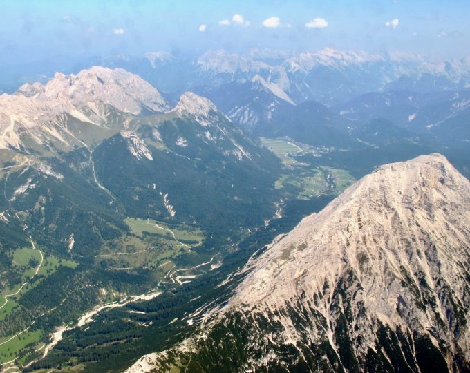 Plane views: Innsbruck