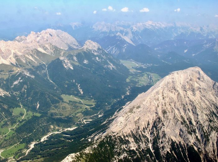 Plane views: Innsbruck