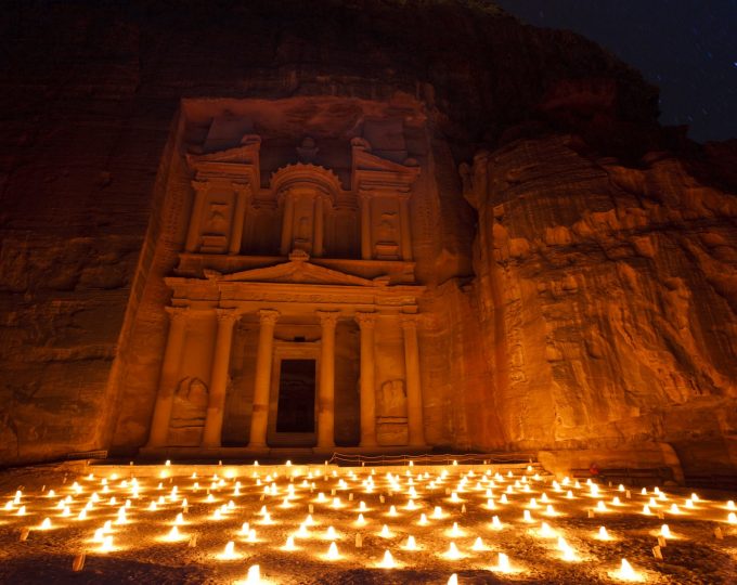 Enchanting Petra by night