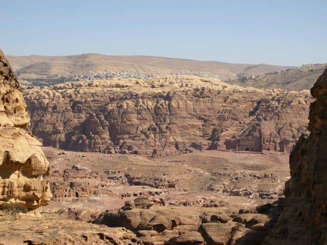petra-aerial-view petra-aerial-view-photo