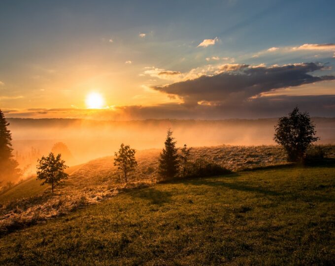 The beauty of a sunrise