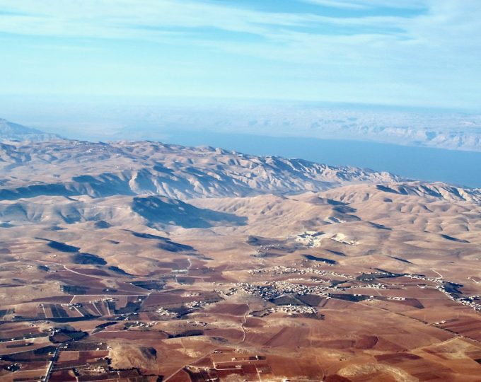 Plane views: Dead Sea and Israel