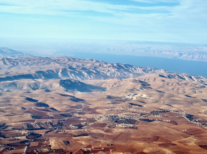 Plane views: Dead Sea and Israel
