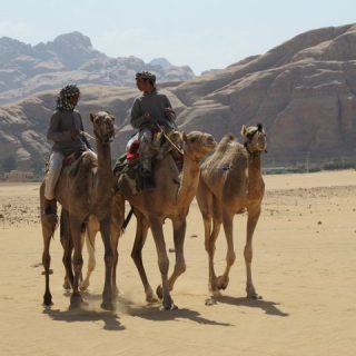 Experiencing a hot-air balloon flight over Wadi Rum