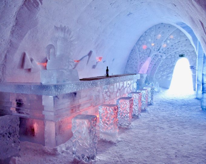 Inside the Snow Village