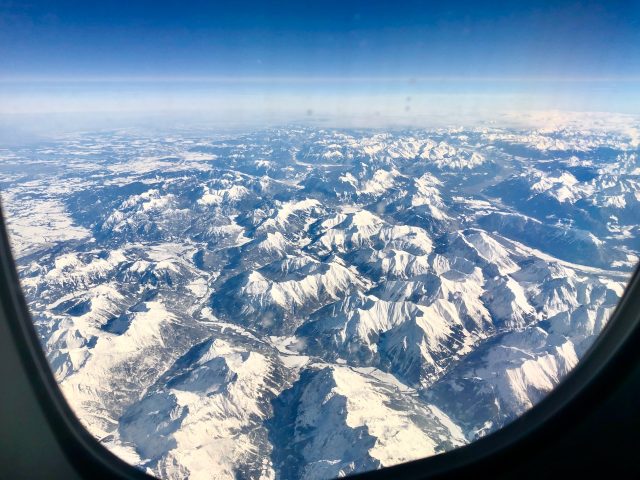 european-alps-plane-window-view-photo