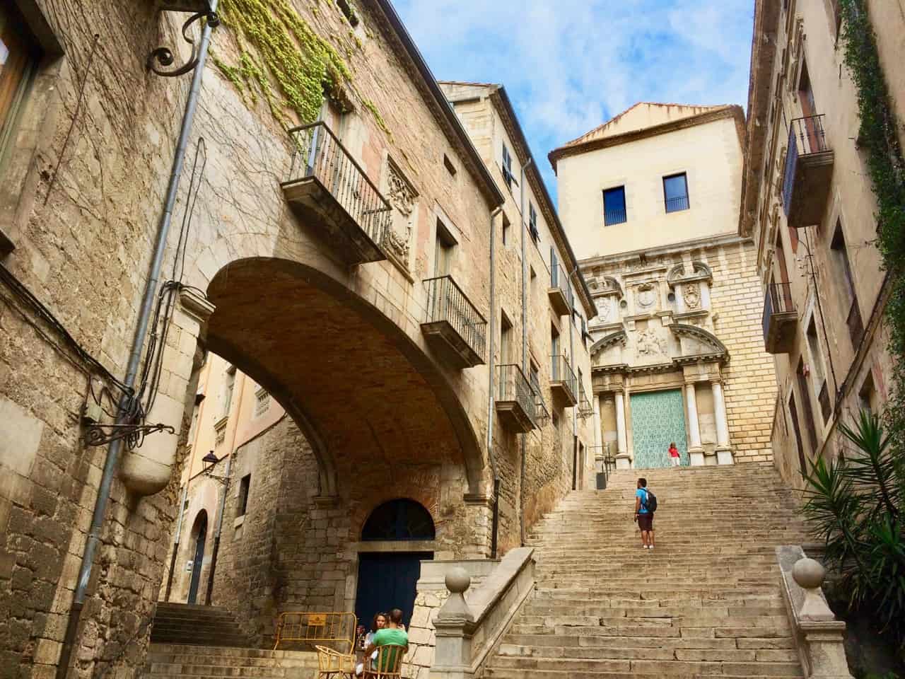 Walking the city walls of Girona Velvet Escape