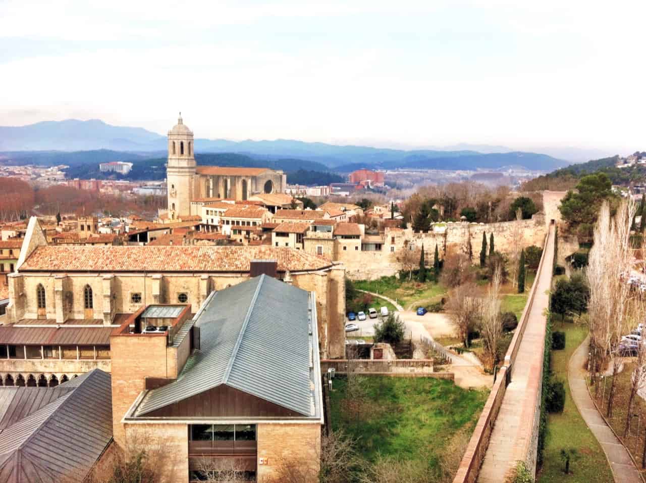 Walking the city walls of Girona Velvet Escape