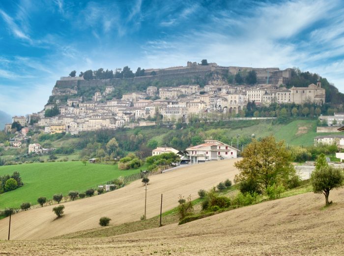 The fortress town of Civitella del Tronto