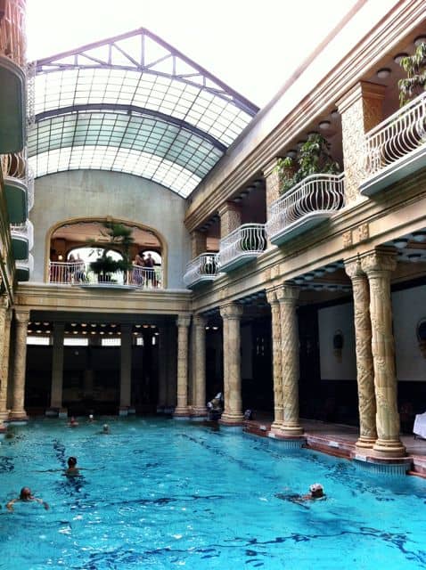 The Gellért Bath - main indoor pool.