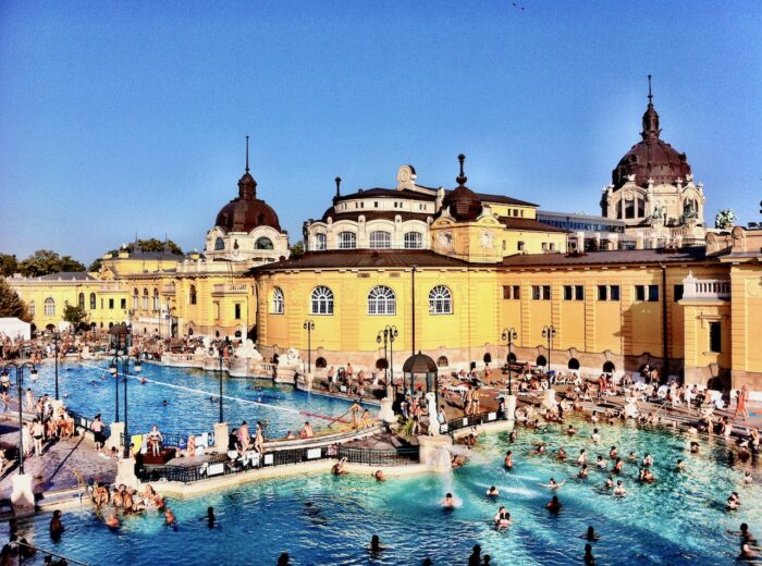 The historic baths of Budapest