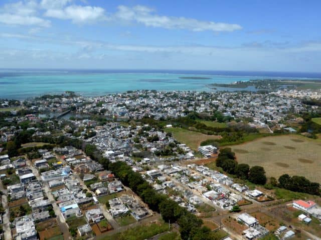 Spectacular aerial views of Mauritius